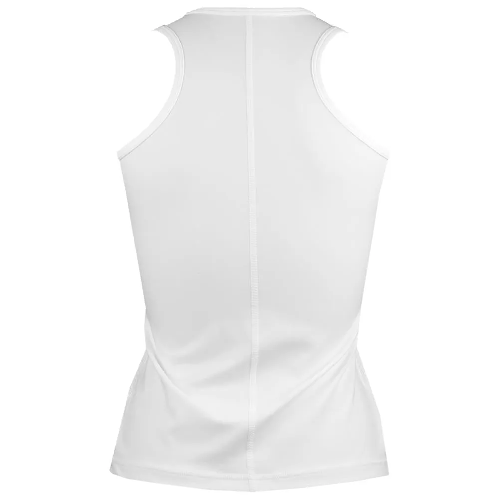 Printed Pattern Collared Sofibella Girls Allstars Tank - White