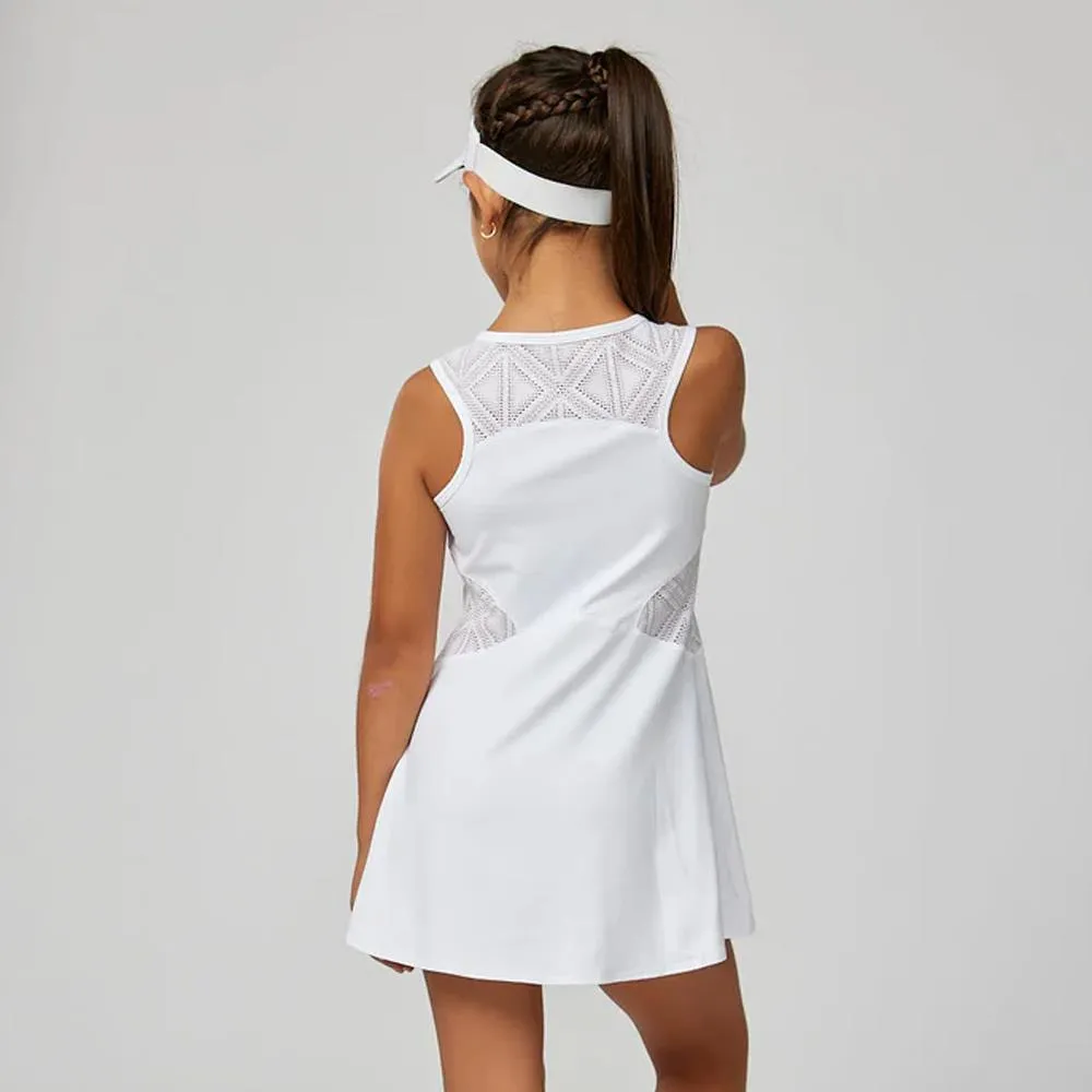 Sofibella Girls Diamond Rush Dress - White Graceful Style Sealed