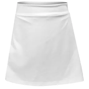 snap closure Laser-Cut Sofibella Girl's Green Spirit Skort - White