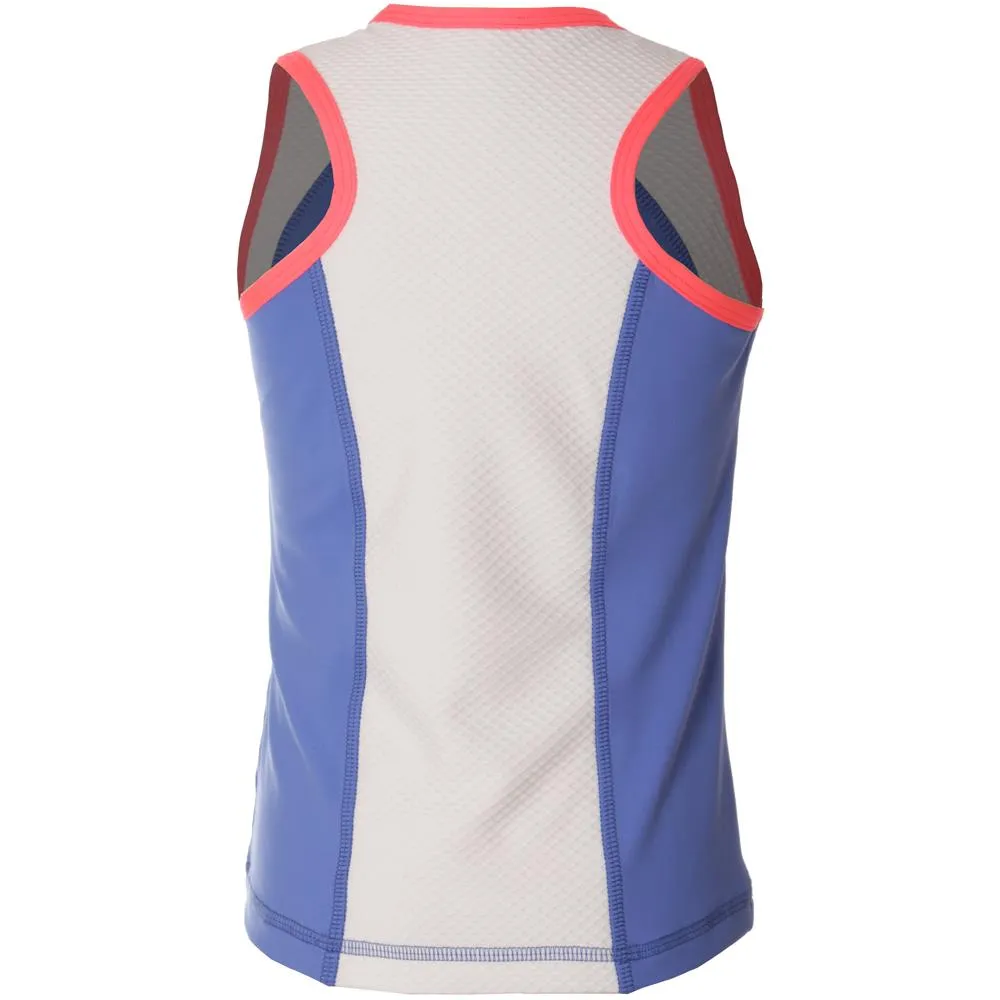 Collared Sofibella Girls Montreal Junior Tank - Blue