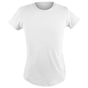 Fur-Like Sofibella Girl's UV Colors New Short Sleeve Tee - White