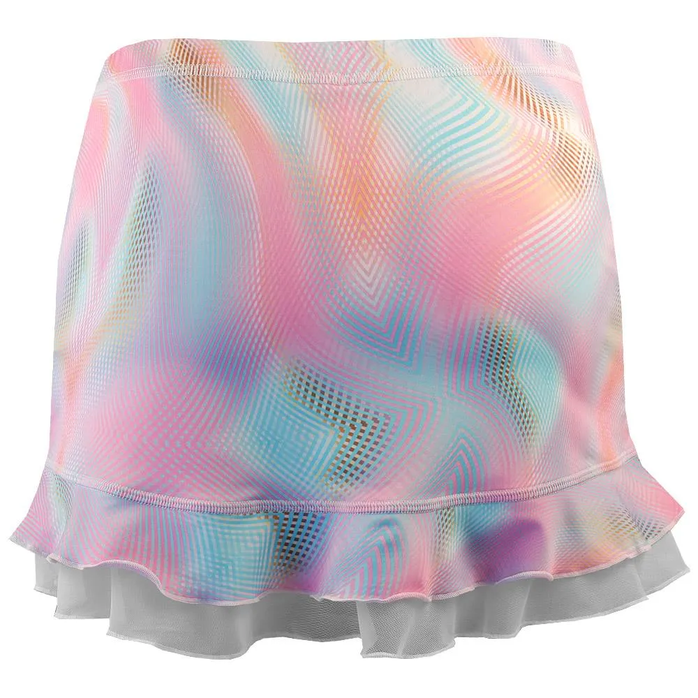 Sofibella Girls UV Colors Ruffle Skort - Active Twirl High-waisted