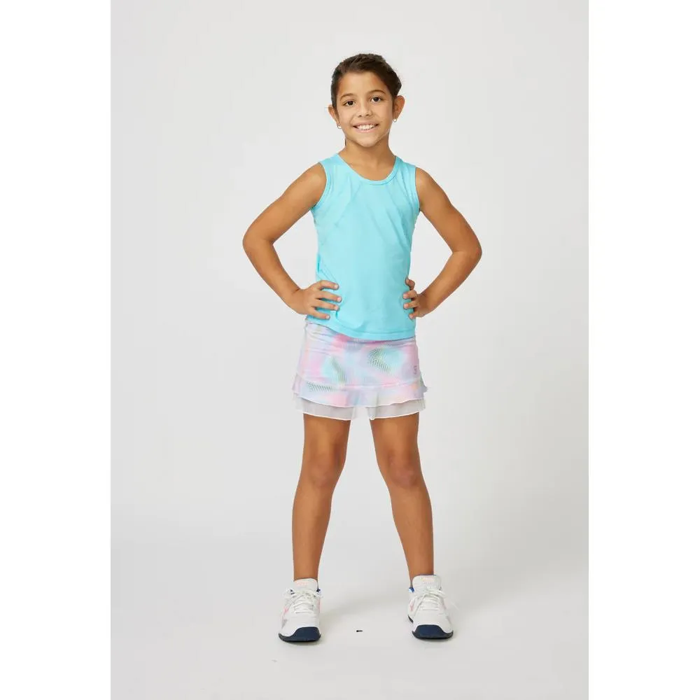 Hooded Sofibella Girls UV Colors Ruffle Skort - Active Twirl