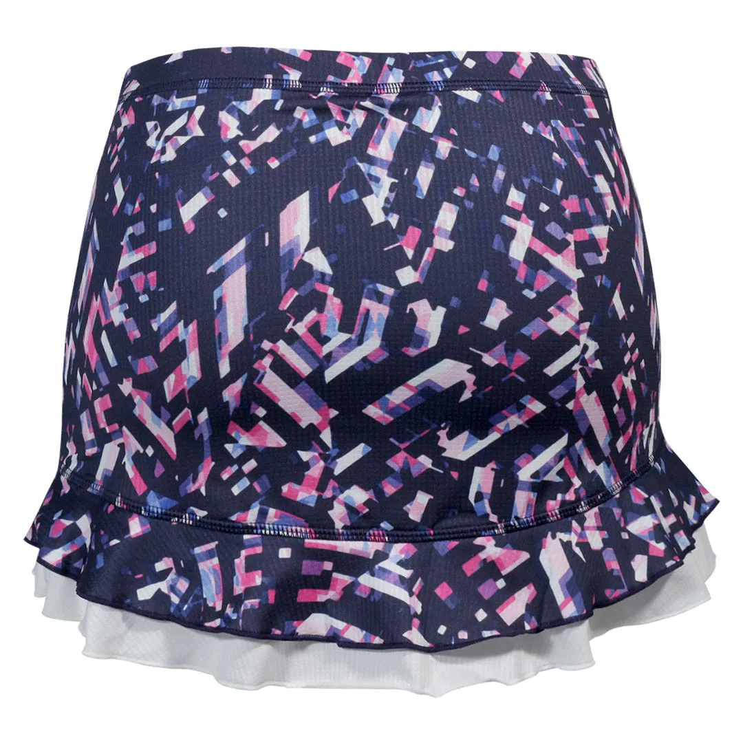 Sofibella Girls UV Colors Ruffle Skort - Chabli Geo anti-odor Polished Look
