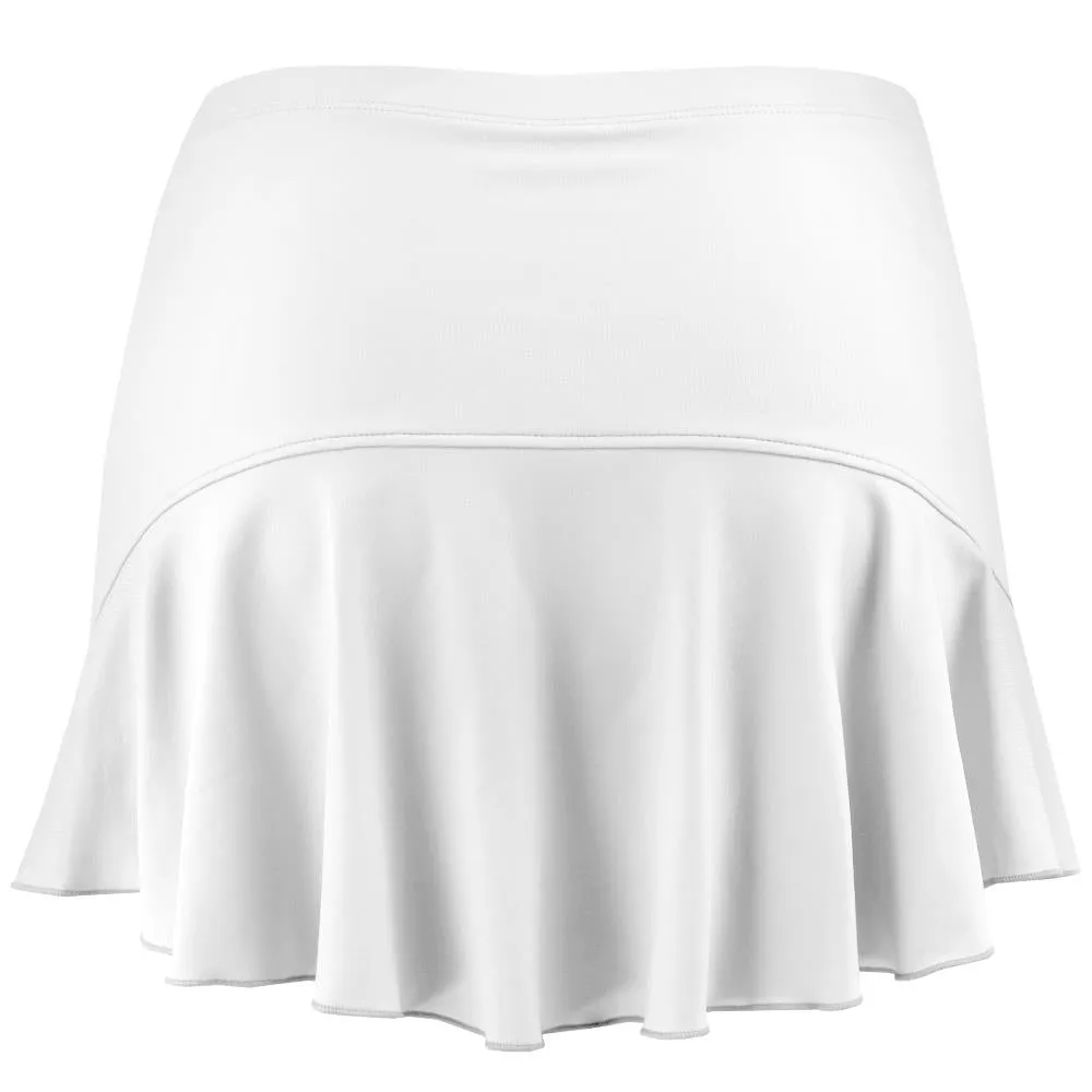 Sofibella Girls UV Colors Skirt - White silk fabric