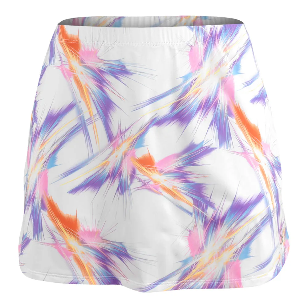 Button Closure Sofibella Girl's UV Colors Skort - Magic Rays