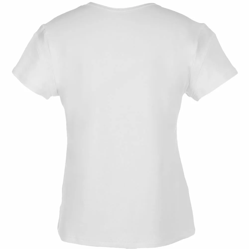 Sofibella Girls Victory Short Sleeve Top - White Printing Soft Material