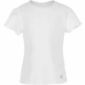 Comfortable Comfortable Touch Sofibella Girls Victory Short Sleeve Top - White