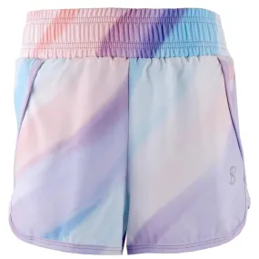 Sofibella Girls Watercolor Shorts - Watercolour Adjustable Straps Fashionable appearance