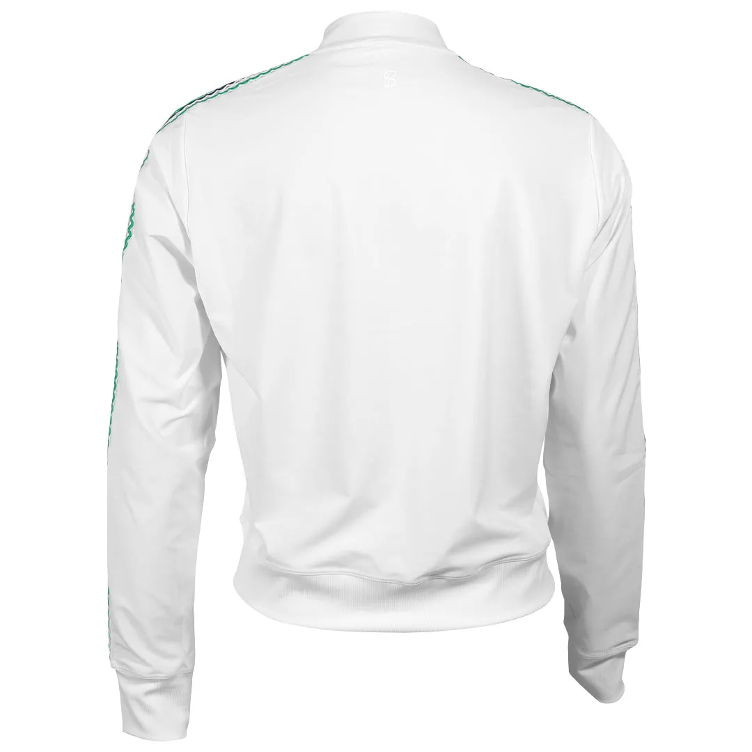 WindproofInterior Euro Mood Active Balance Sofibella Women's Green Spirit 20" Jacket - White