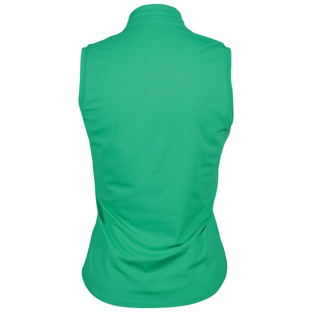 Sofibella Women's Green Spirit 23" Sleeveless Top - Zen Moisture wicking Wool