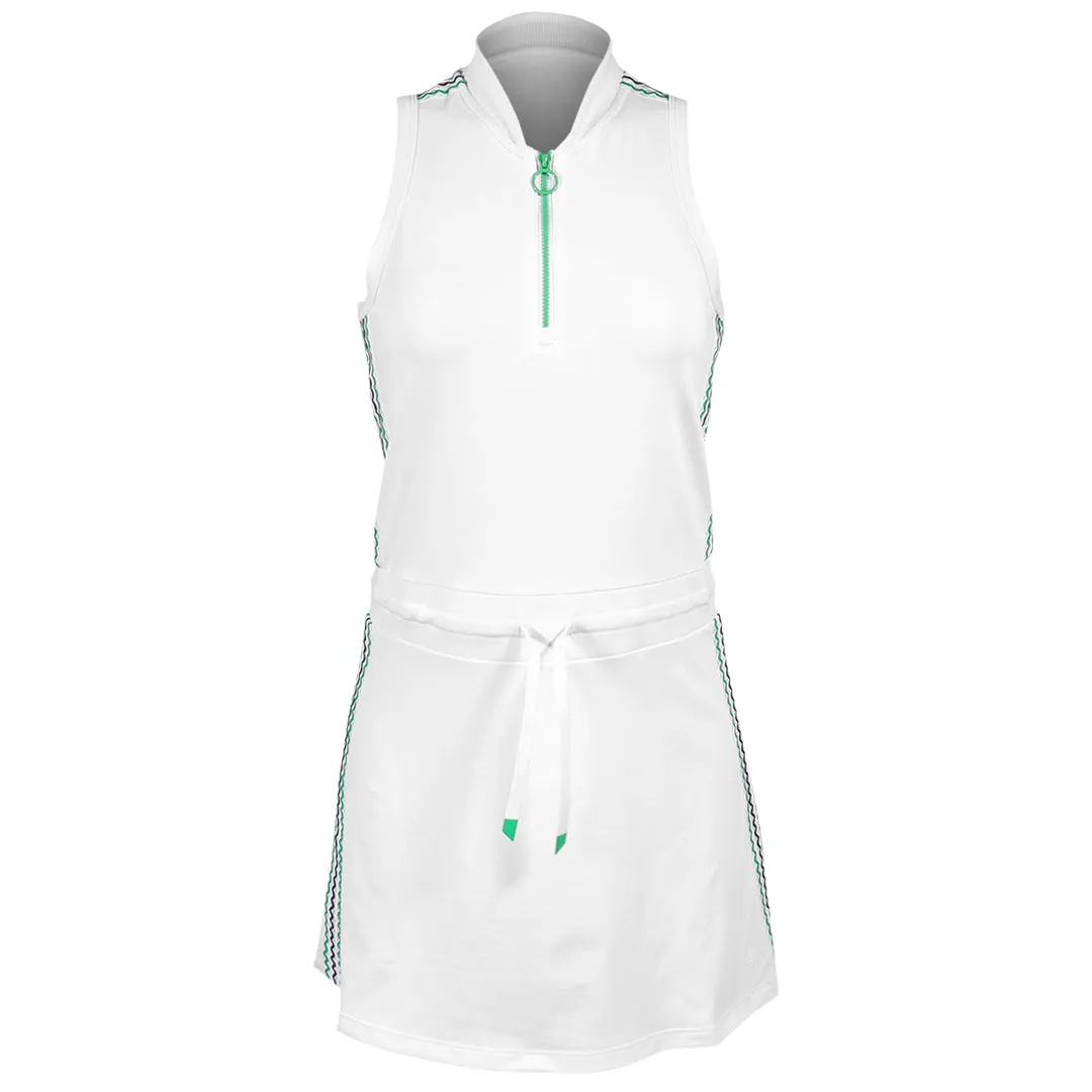 Wool Sofibella Women's Green Spirit Dress - White easy - care