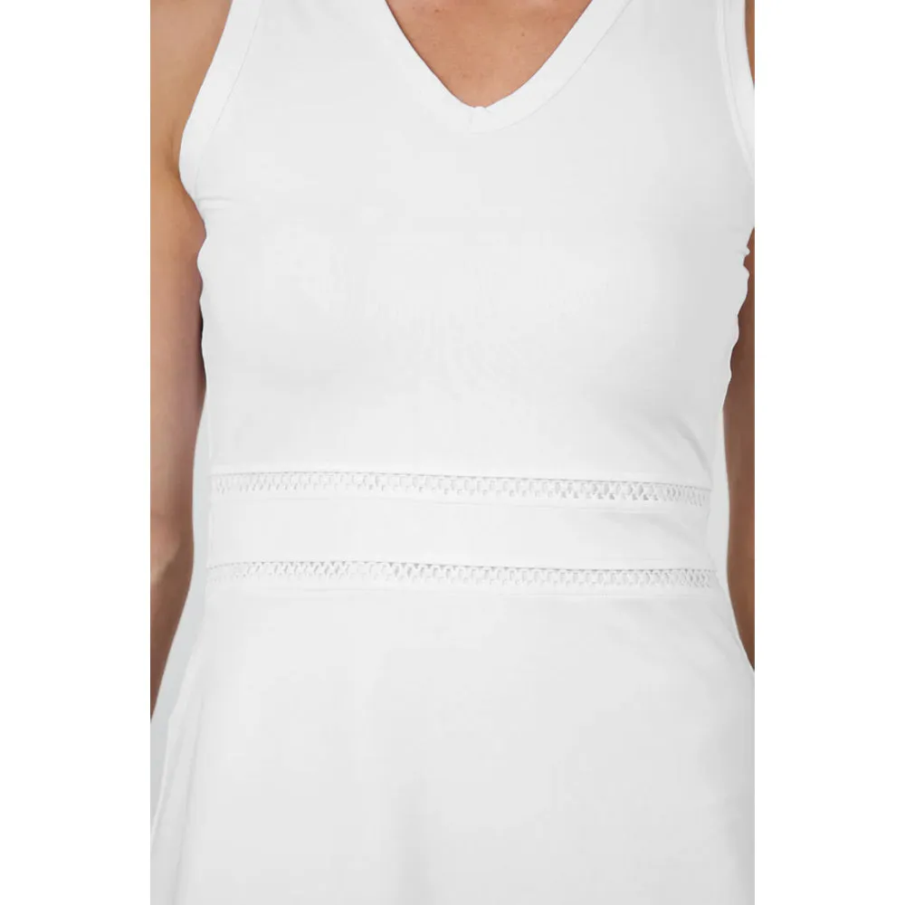 Sofibella Women's Tr??s Blanc Dress - White folding Microfiber Material Hooded style