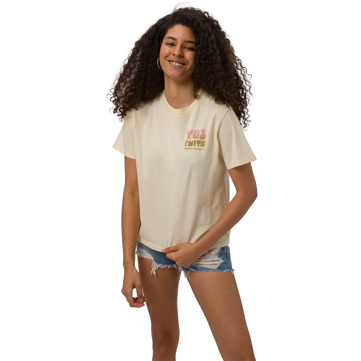 Light Breeze Women's Yosemite Fawns Boxy Tee
