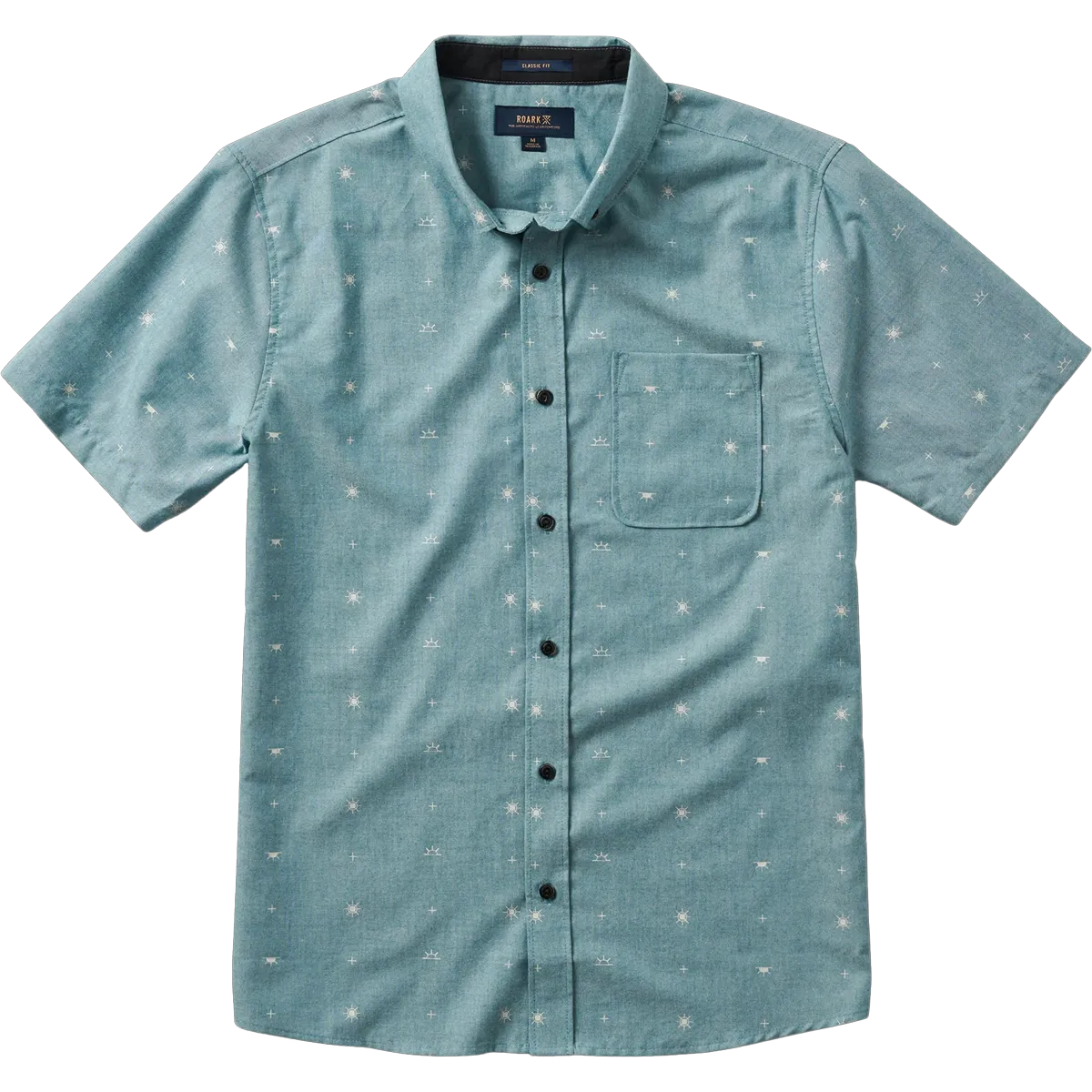 Minimalist Aesthetic Men's Scholar Oxford Short Sleeve Woven