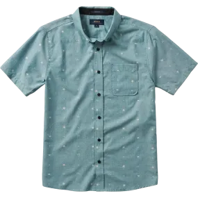 Simple Chic Men's Scholar Oxford Short Sleeve Woven