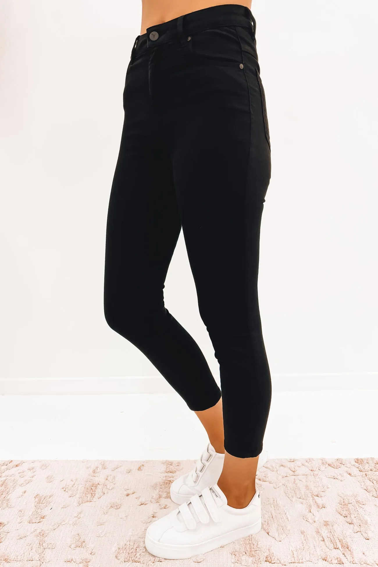 Outdoor Adventure Party Look Youth Style school wear A High Skinny Ankle Basher Petite Jean Black Magic