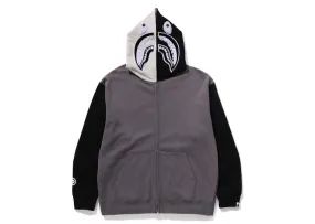 Bape Shark Full Zip I Hoodie Black Mid Waist