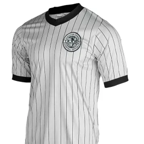 IAABO Logo Grey Referee Shirt w/ Flag on Back Roomy Cut