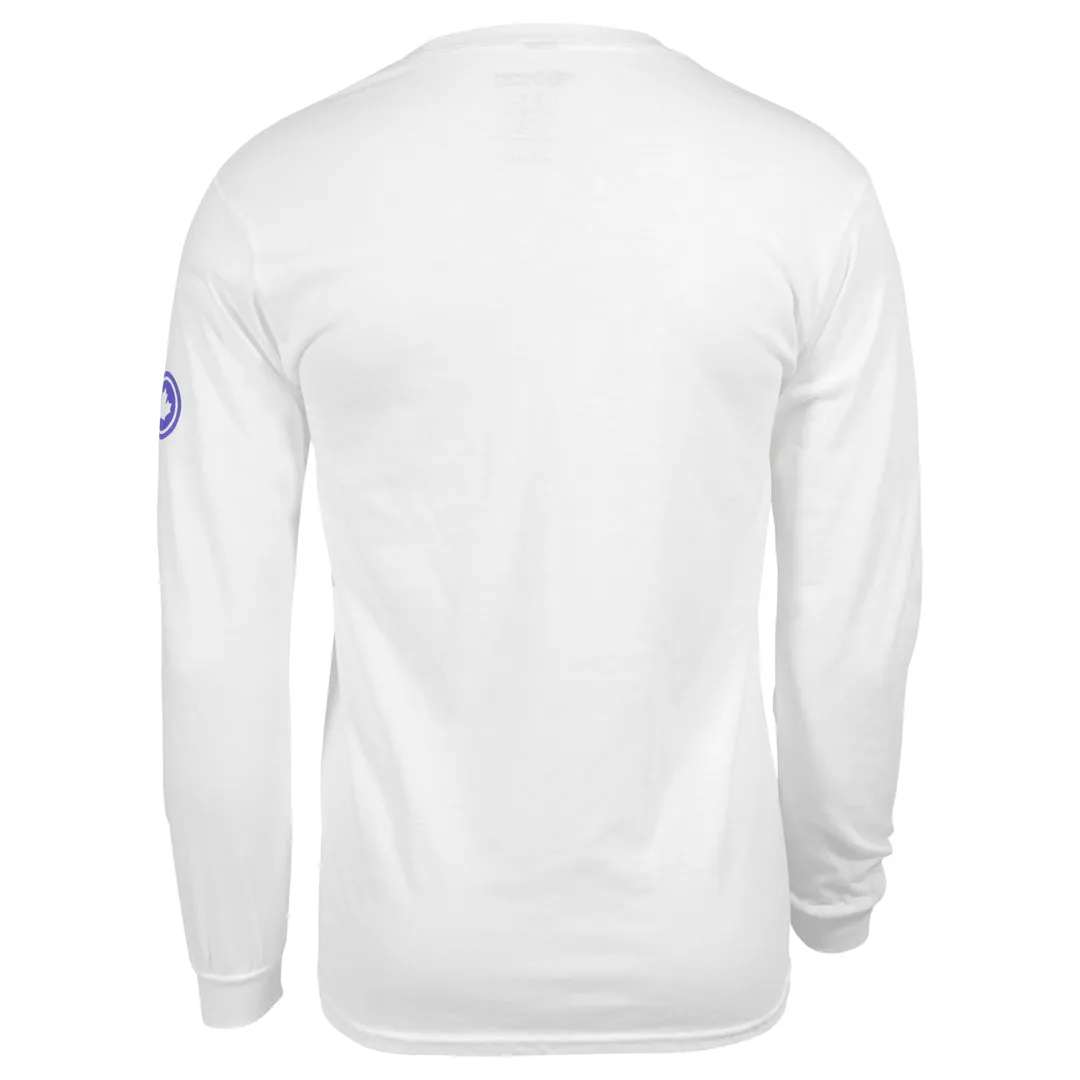 Comfortable Support Soft Material Merchant of Tennis TO Longsleeve - White