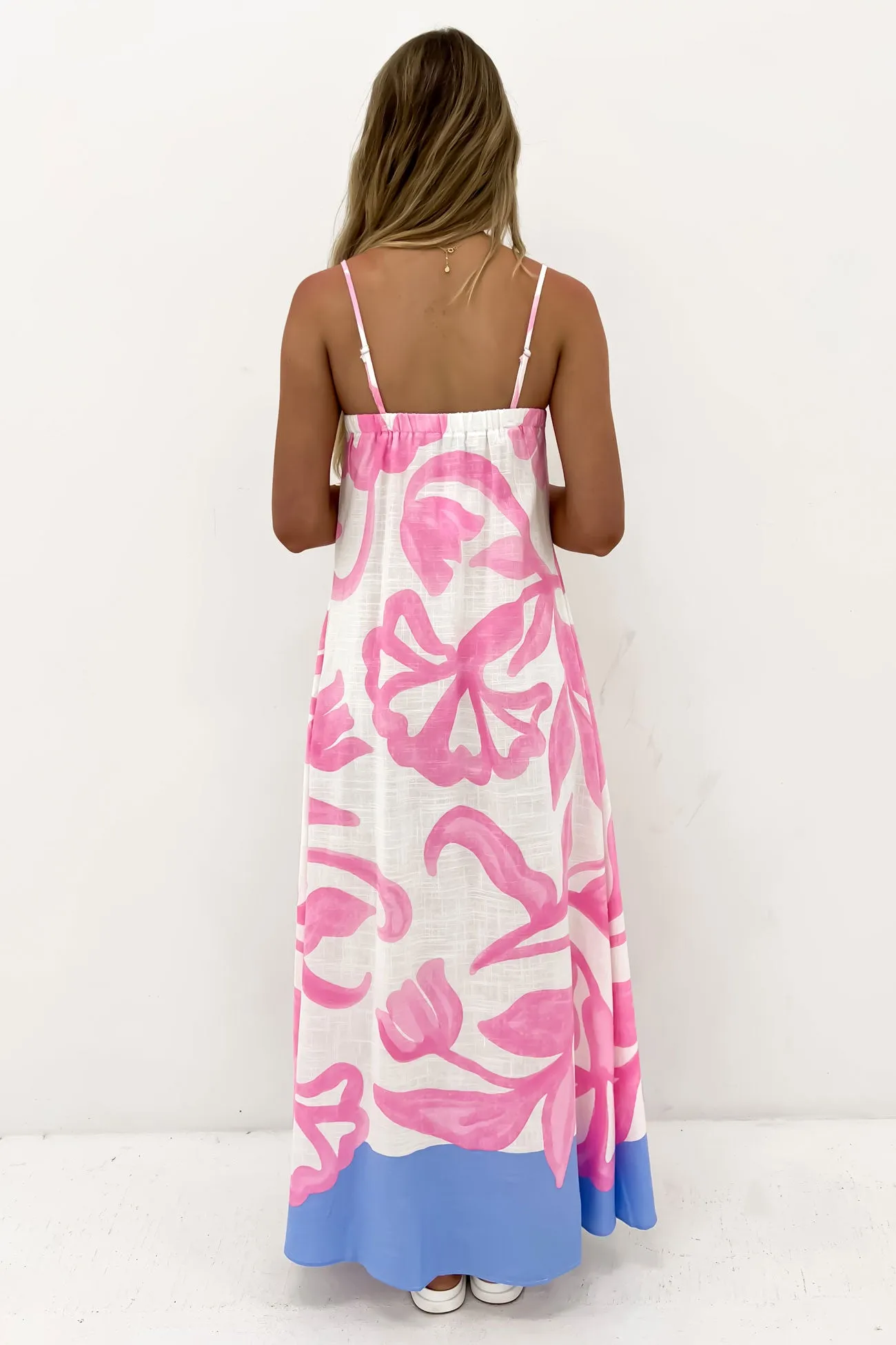 Keegan Midi Dress Lila Modern Appearance Soft Shape