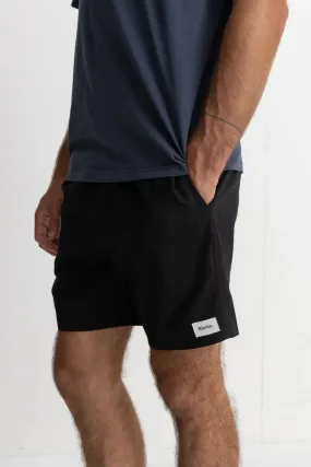 Classic Linen Jam Vintage Black Stretch waistband