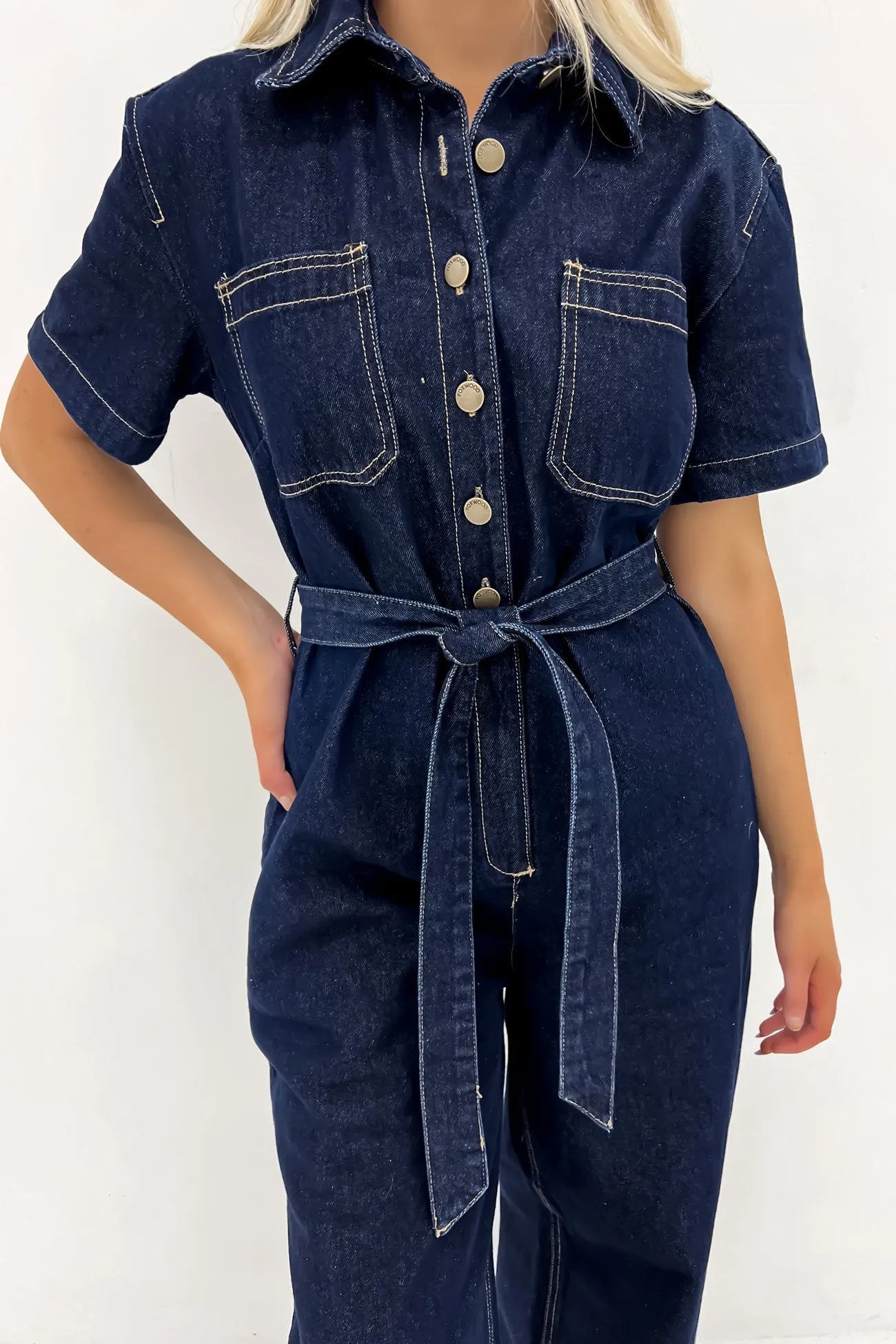 Event Shopping Clean Fresh Lorena Jumpsuit Indigo Denim