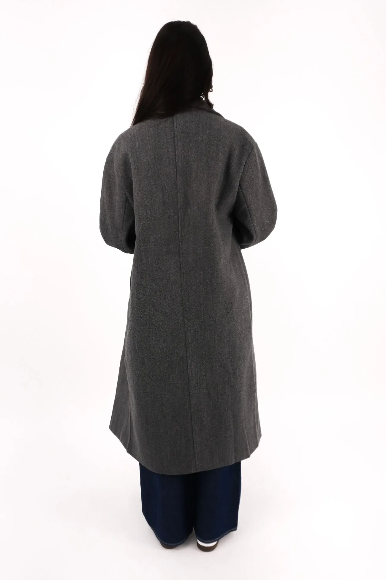 Murphee Coat Grey Flexible Shoulder Panels Outdoor Ready