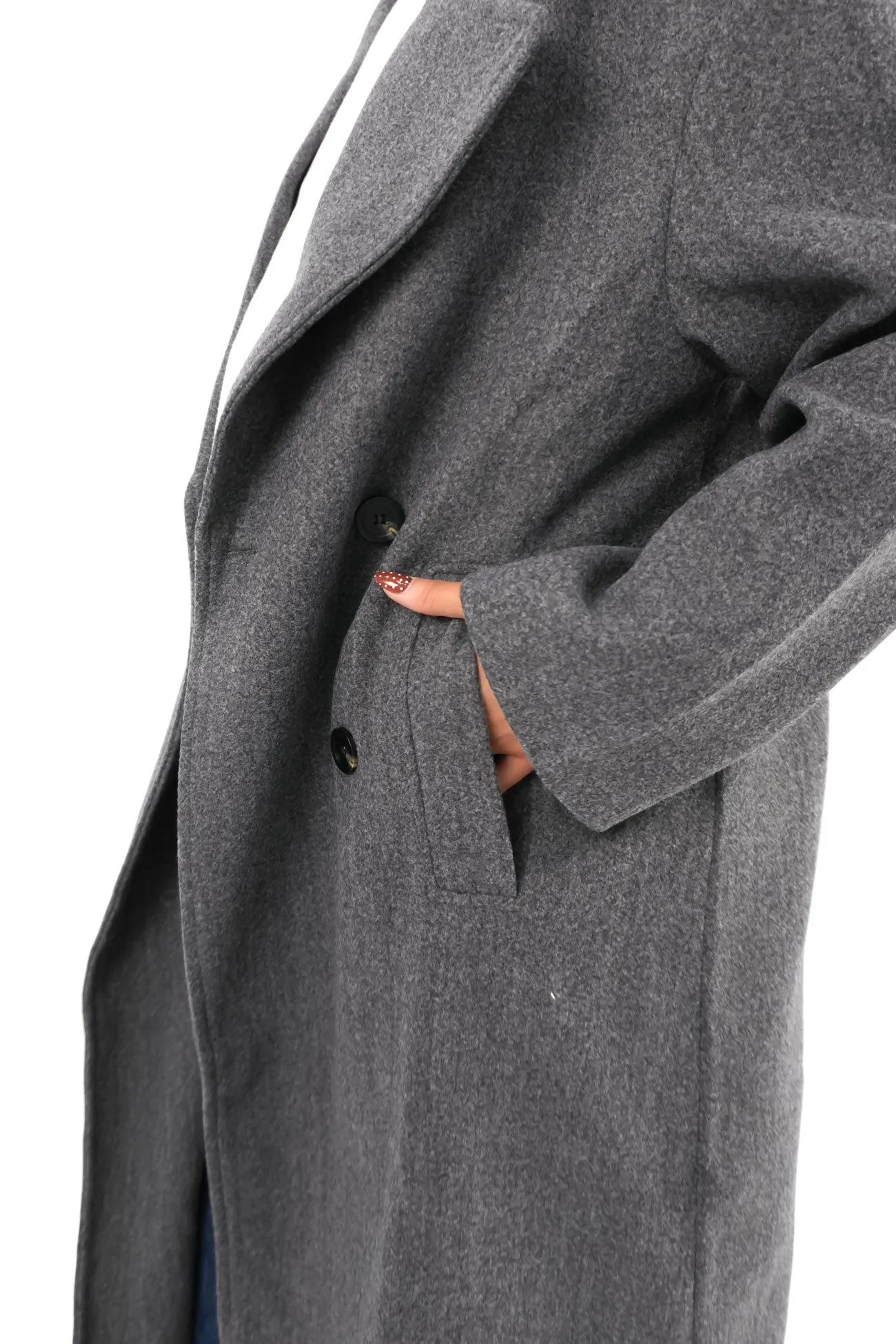 Murphee Coat Grey Reflective Detailing