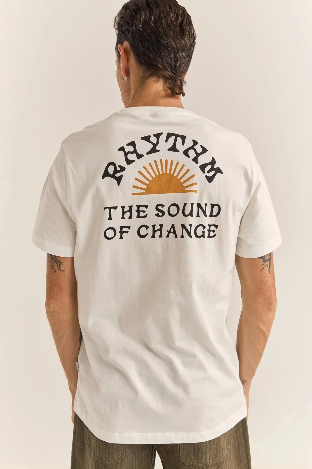 Vibrant Colors Sustainable Awake Tee White