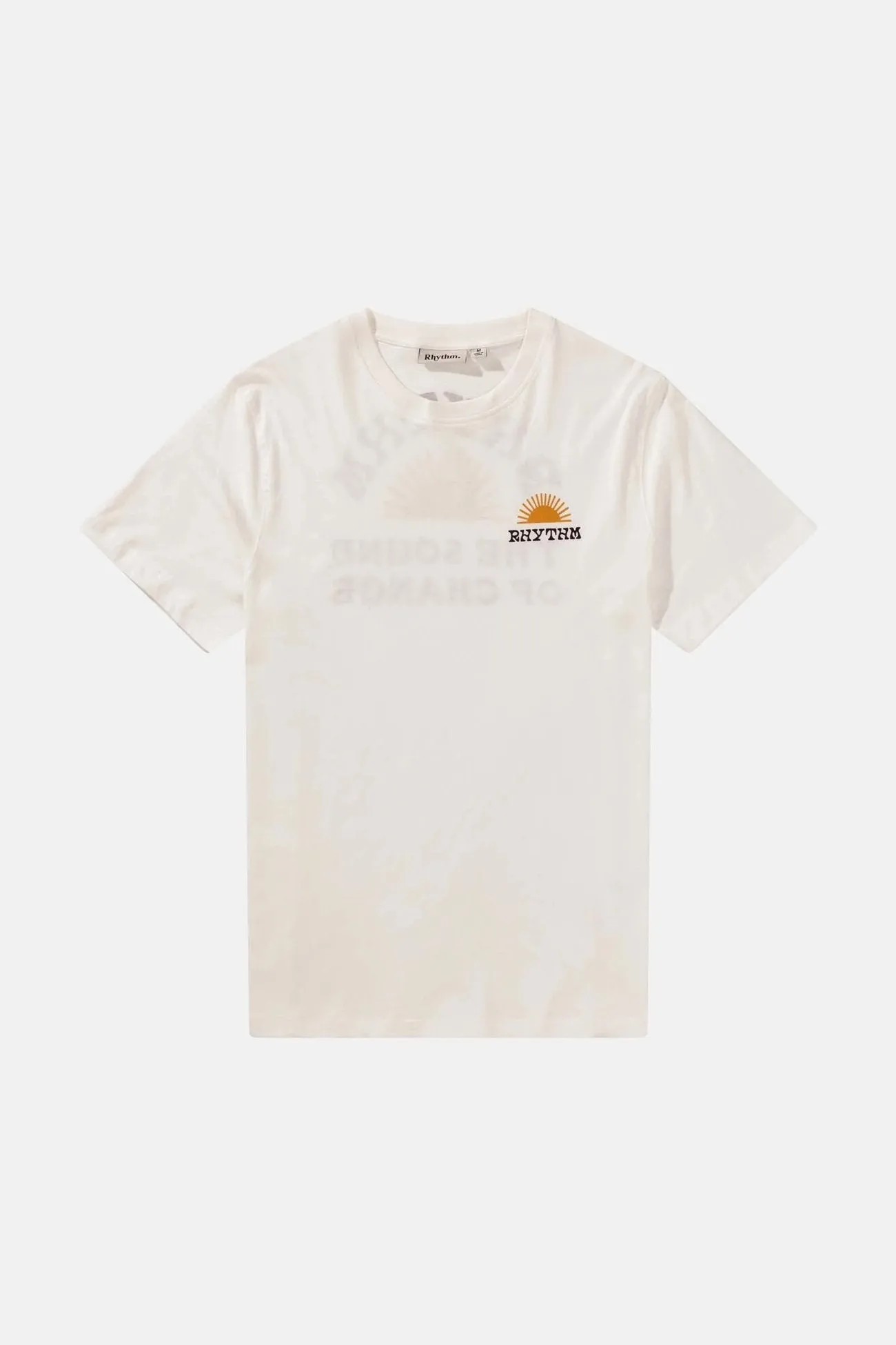 Compact Stitch Pattern Awake Tee White