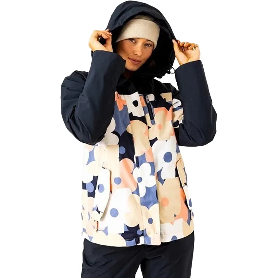 Women's Roxy Jetty 3-in-1 Jacket snag resistant Oversized style