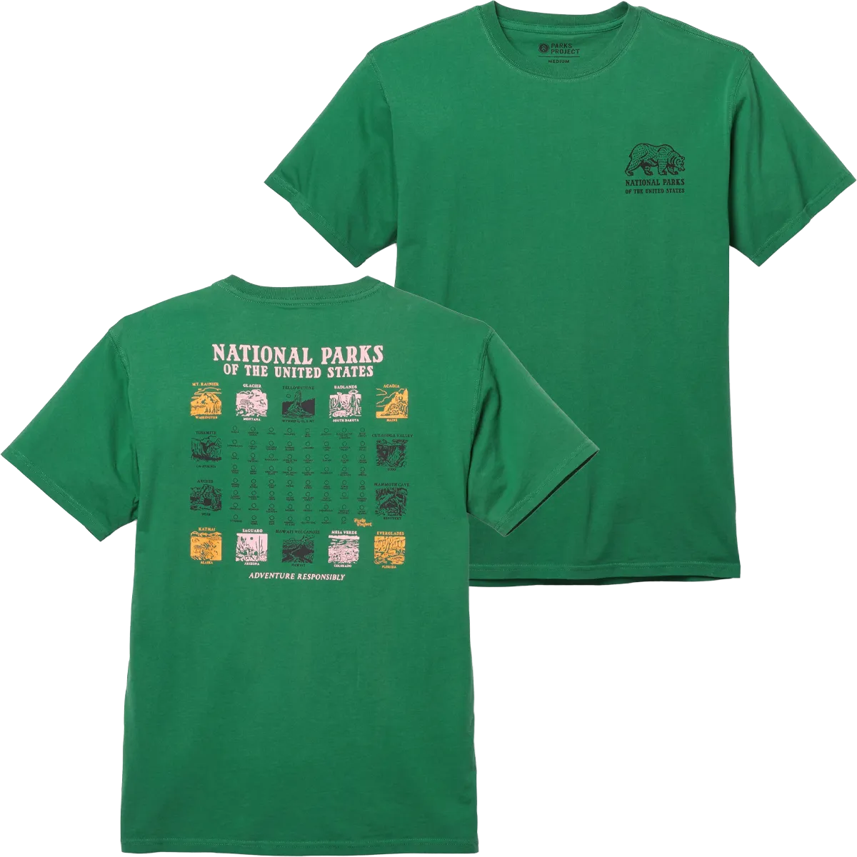 National Parks Pictograms Tee Autumn coziness
