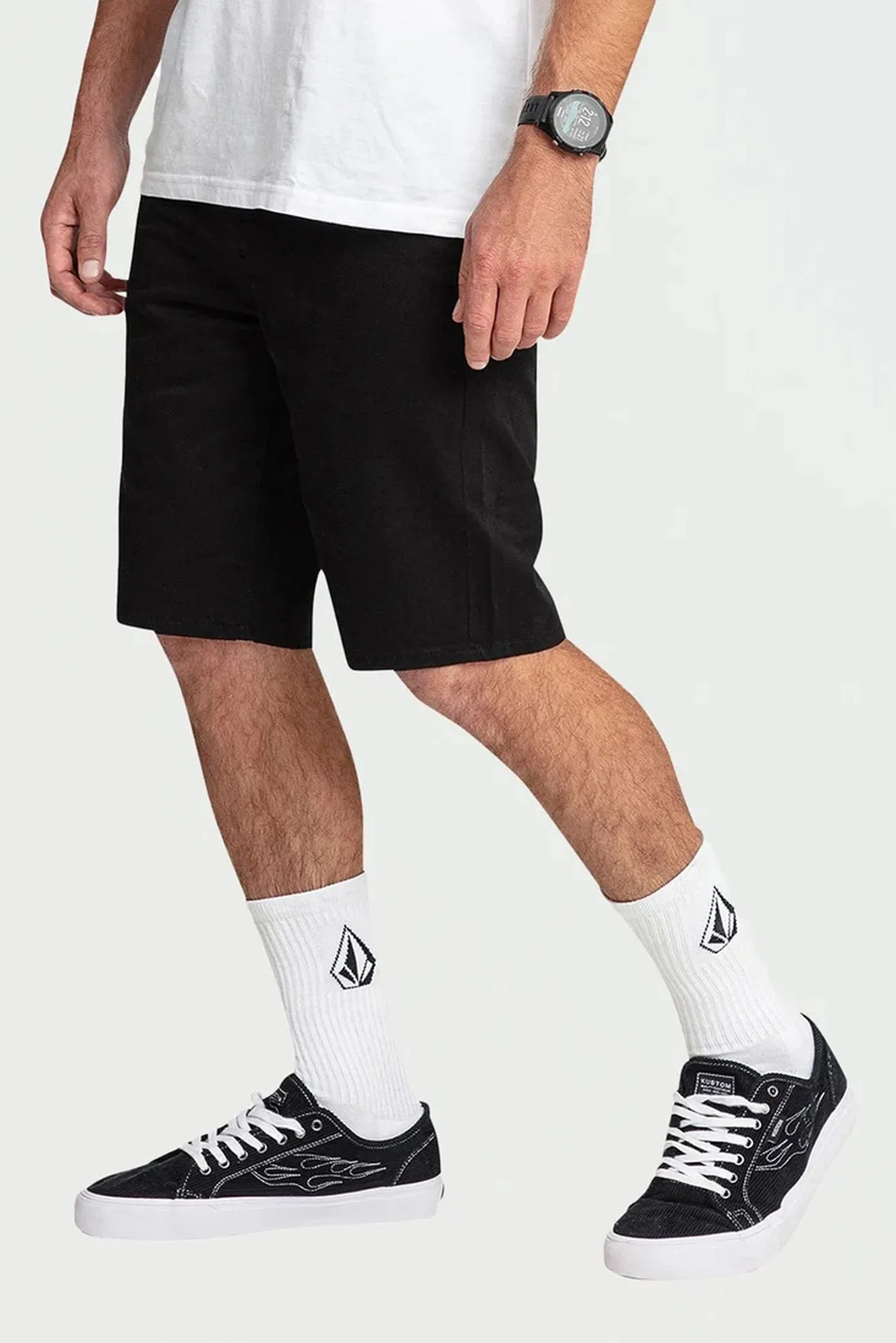Sun Protection Fabric Solver Lite 5 Pock Short 19" Black