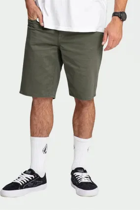 Solver Lite Pocket Short 19 Army Green Combo Smooth Flatlock Seams No Slip Waistband