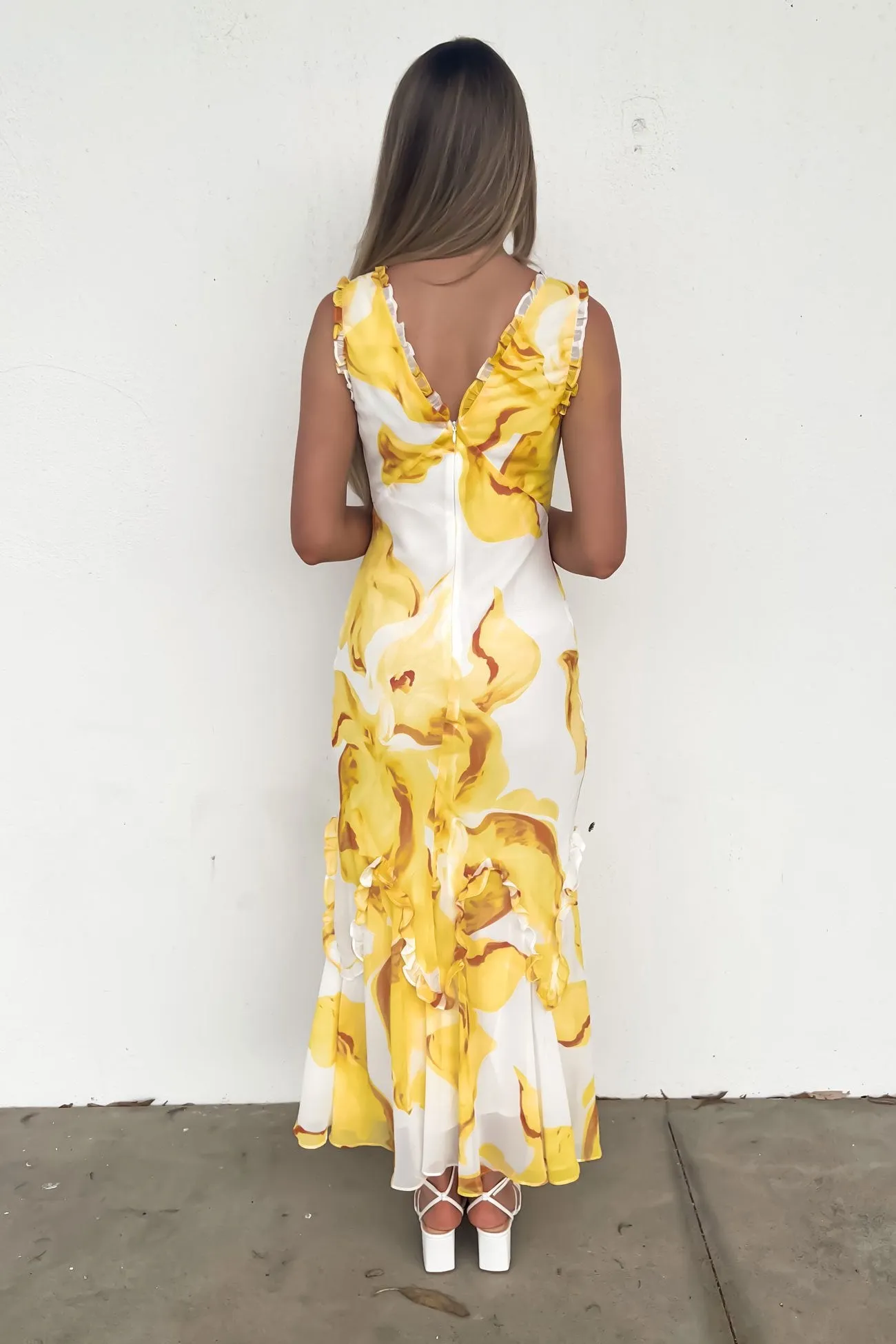 Cozy Look Lightweight warm-weather dress Sophie Maxi Dress Marigold