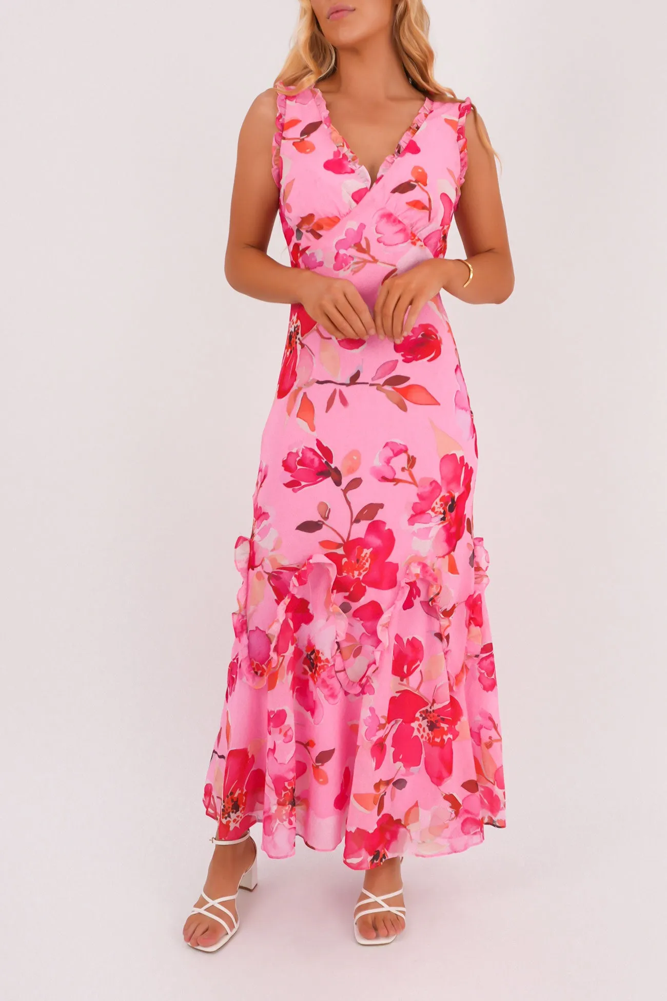 Sophie Maxi Dress Posie Day Ready Look Comfortable fit dress for all body types