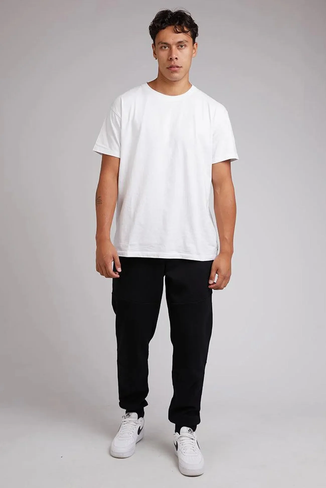 Bootcut shape Chic Look Tech Track Pant Black
