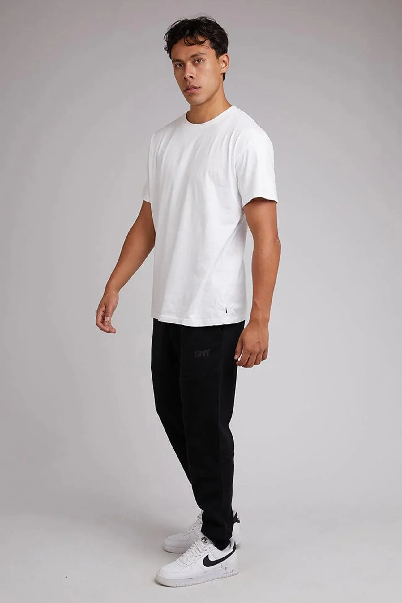 Comfortable Leg Tech Track Pant Black