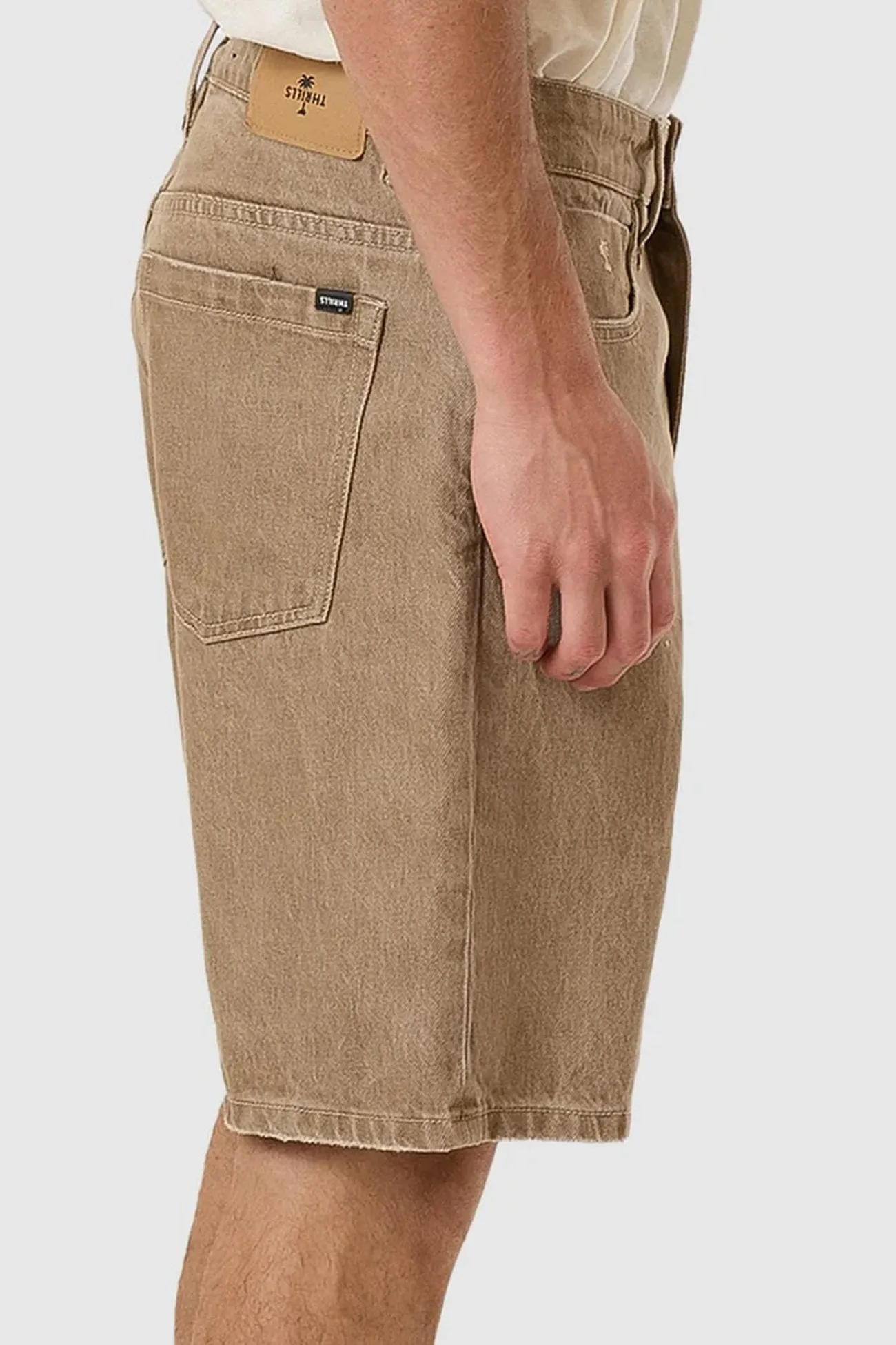 Slacker Denim Short Breen Stonewash Water Resistant UPF Sun Protection