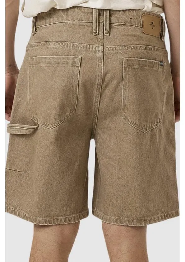 Slacker Denim Short Breen Stonewash Reinforced Stress Points