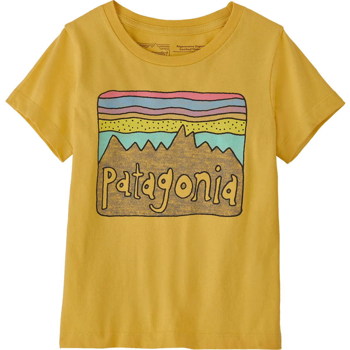 Youth Baby Regenerative Organic Cotton Fitz Roy Skies T-Shirt Autumn coziness