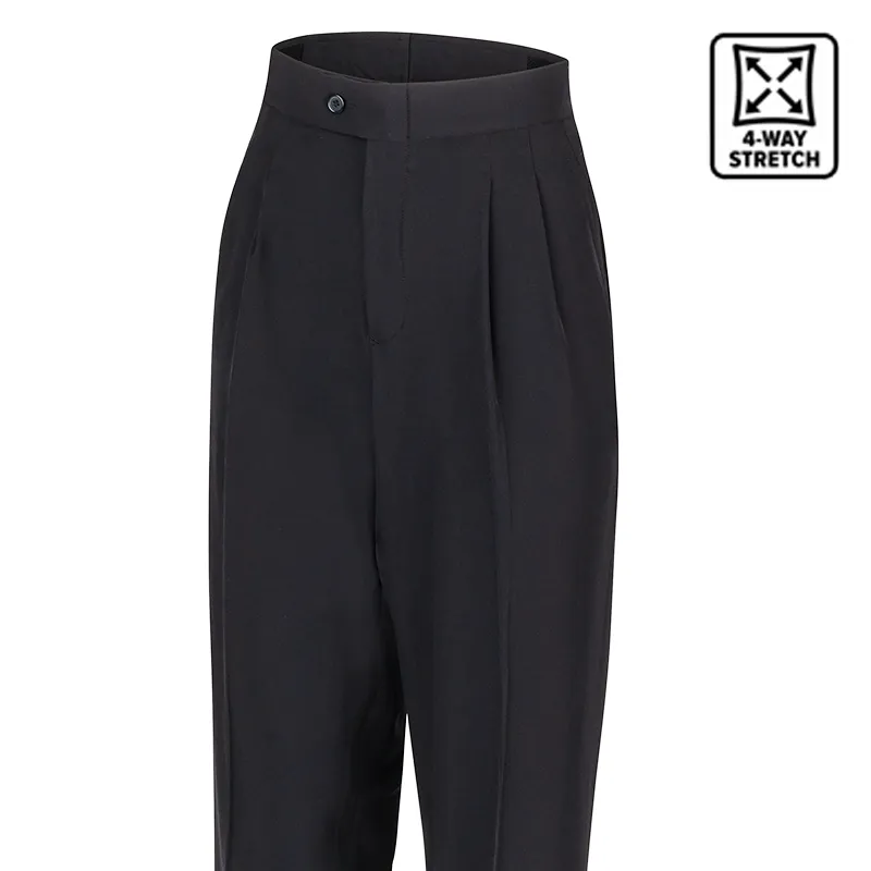 Smitty Women??s Pleated 4-Way Stretch Referee Pants Flat Lock Stitching TearResistantPanels