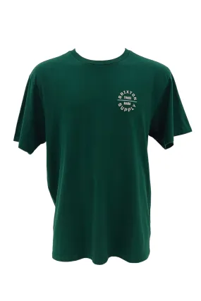 Oath V Short Sleeve Standard Tee Deep Emerald Sand Slate Cozy Feeling Relaxed Vibes