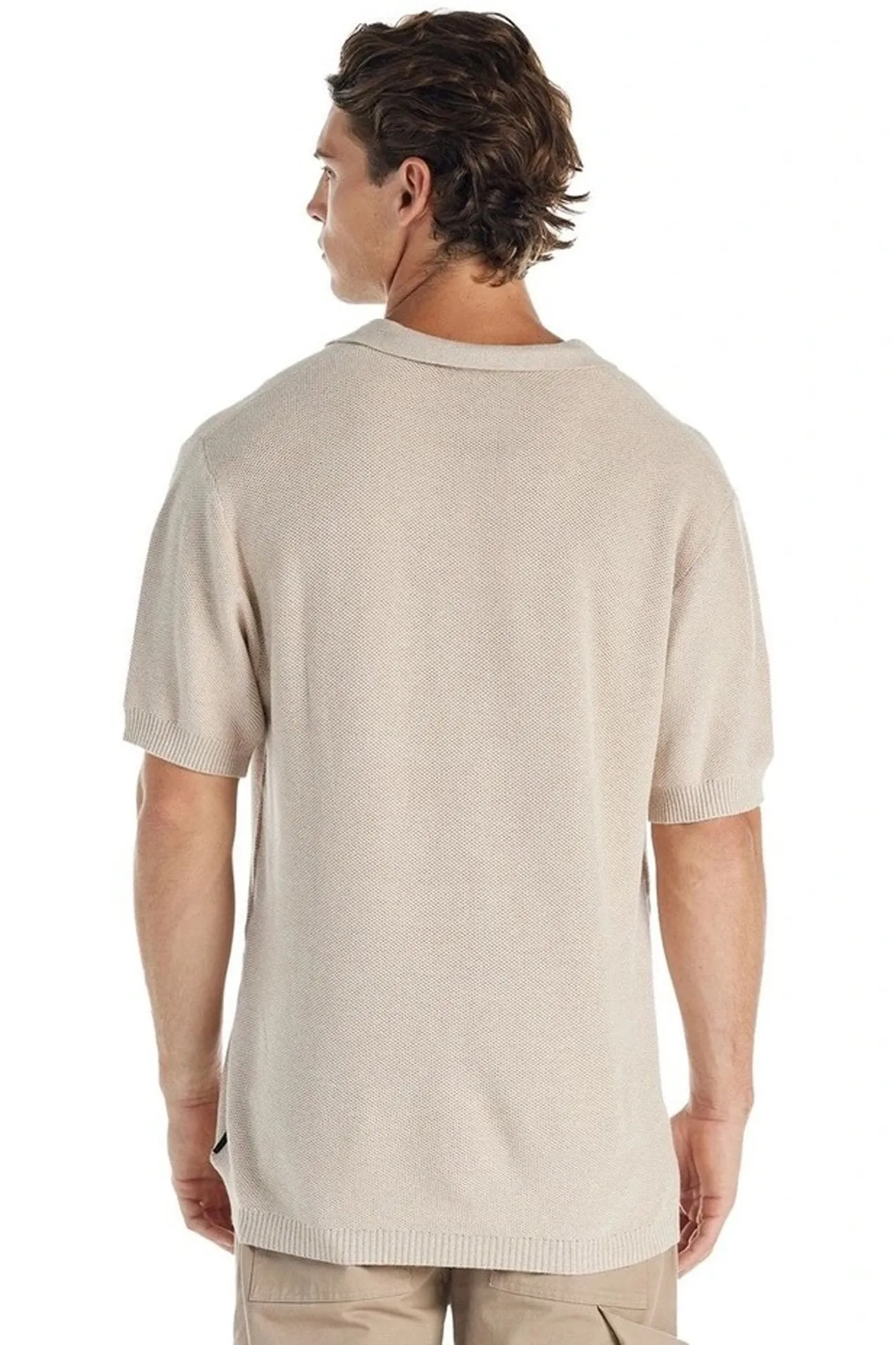 St Tropez Short Sleeve Shirt Oat High-Quality Craftsmanship Night Out