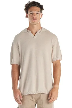 High-End Finish St Tropez Short Sleeve Shirt Oat