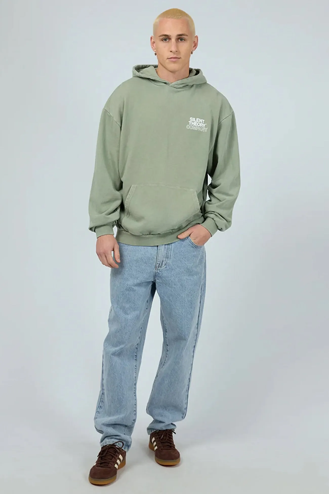 Stacked Hoodie Sage Compression Storage