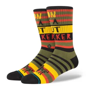 Zip-up Anti - pilling Stance X Elf Son Of A Cotton Crew Socks