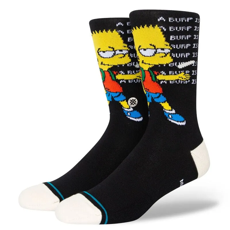 Stance X The Simpsons Crew Socks Troubled Bart Exquisite Craftsmanship