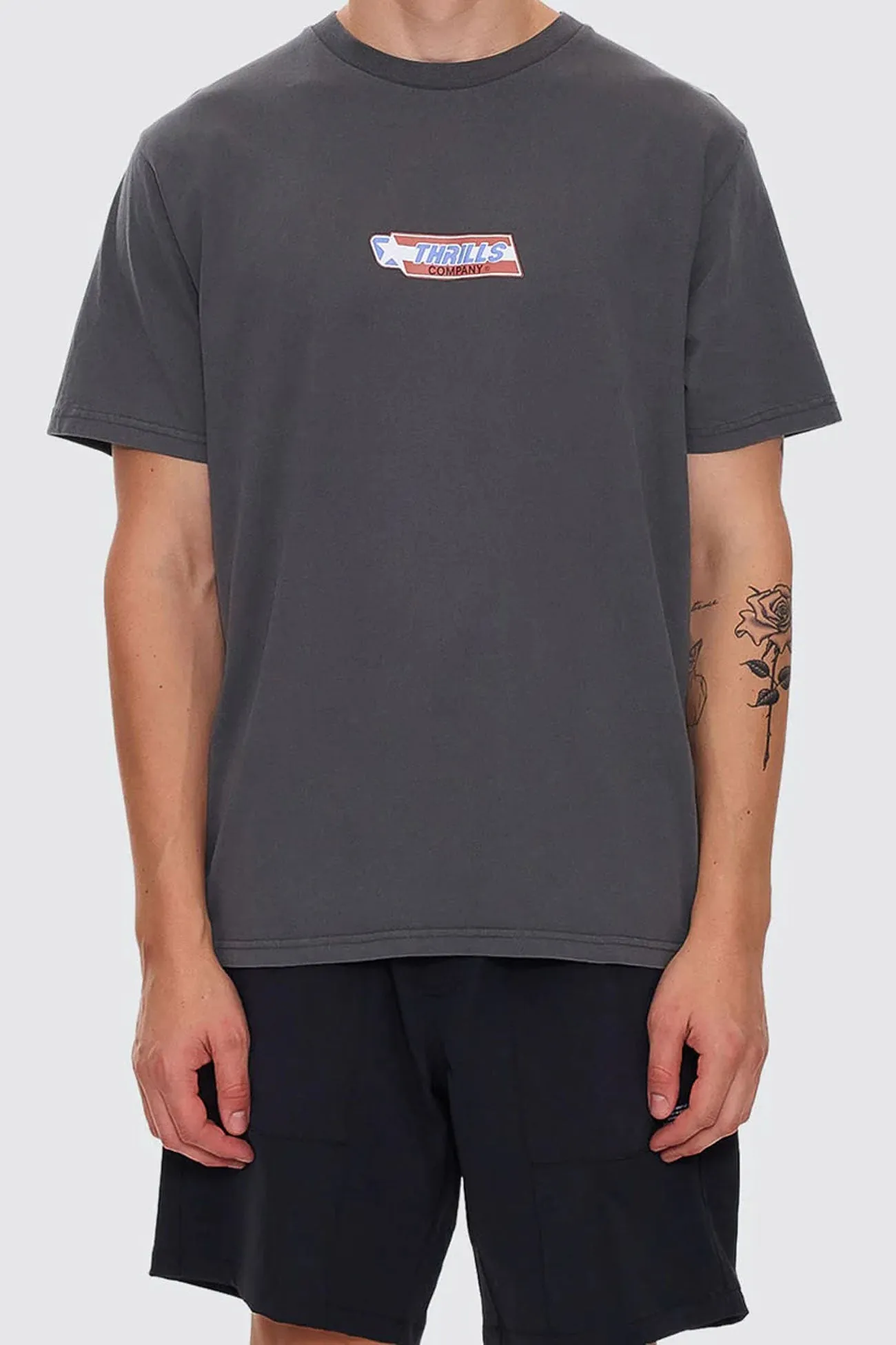 Starpower Merch Fit Tee Merch Black Minimalist Design Preppy